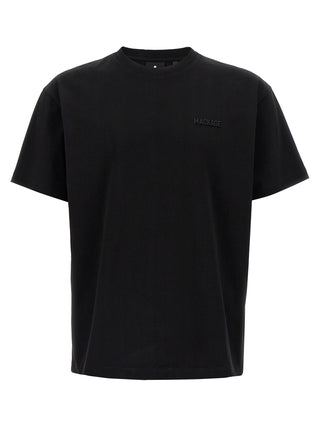 Camiseta de algodón negro