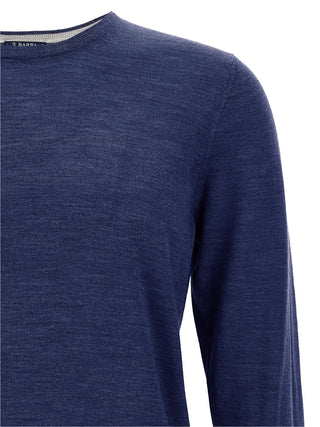 Blue Wool Cardigan