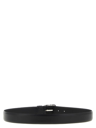 Black Leather Regular Belt