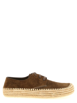 Brown Calfskin Espadrilles