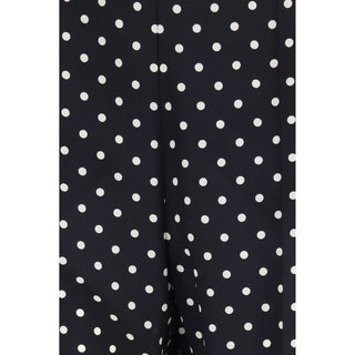 Black Silk Cropped Pants