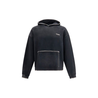 Black Cotton Sweatshirt