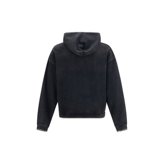 Black Cotton Sweatshirt