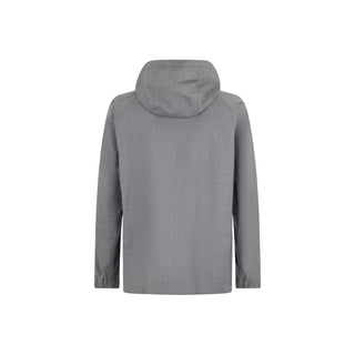 Gray Virgin Wool Shell Jacket