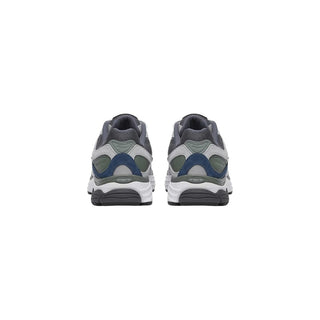Gray Synthetic Athletic Sneakers