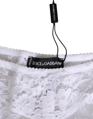 White Floral Lace Low Rise Panty Underwear
