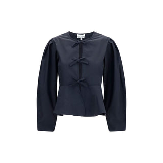 Black Cotton Blouse