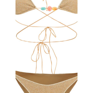 Gold Polyamide Bikini