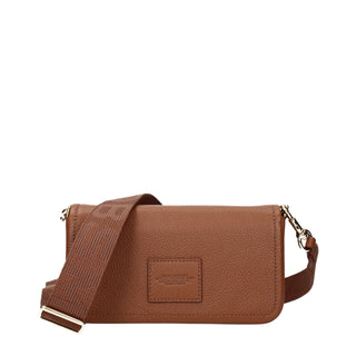Brown Leather Crossbody Bag