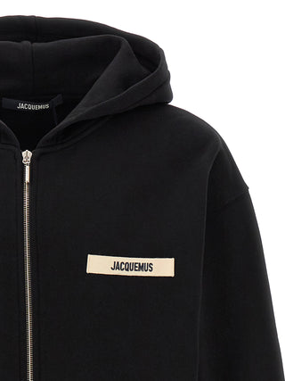 Sudadera de algodón negro