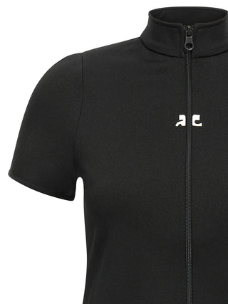 Black Polyester Top