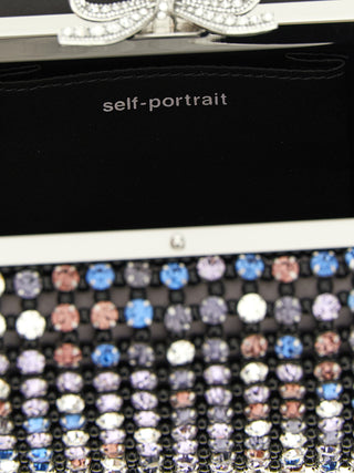 Multicolor Polyester Clutch Bag
