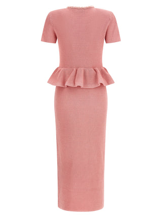 Multicolor Polyester Midi Dress