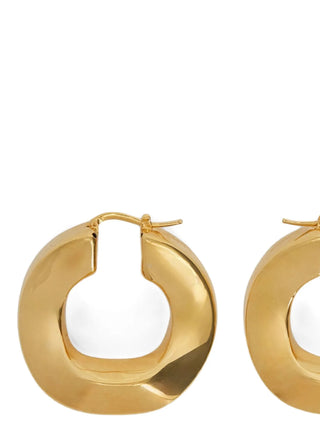 Pendientes dorados de cobre