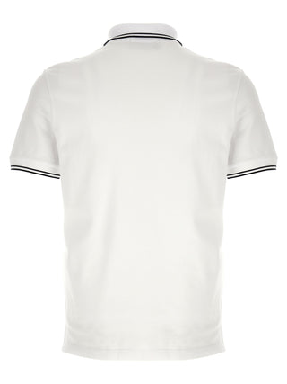 White Cotton Polo Shirt
