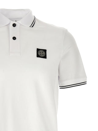 White Cotton Polo Shirt