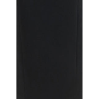 Black Acetate Long Skirt