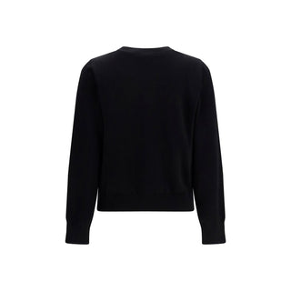 Black Cotton Sweatshirt