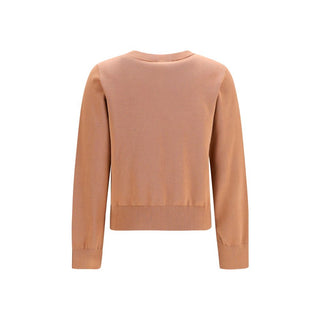 Beige Cotton Sweatshirt