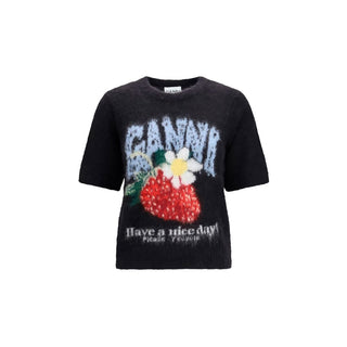 Black Alpaca Vicugna Pacos T-Shirt