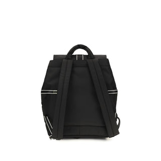 Black Recycled Polyamide Backpack