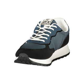 Blue Polyurethane Men's Sneaker