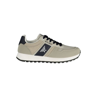Zapatillas deportivas para hombre de poliuretano beige