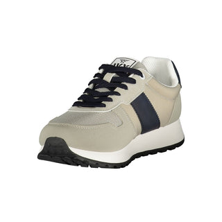 Zapatillas deportivas para hombre de poliuretano beige