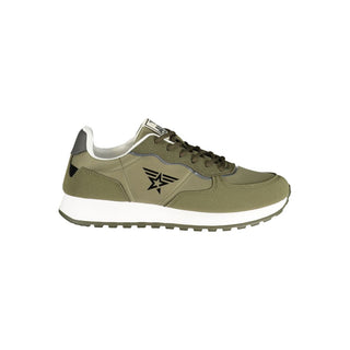 Verde Polyurethane Uomo Sneaker