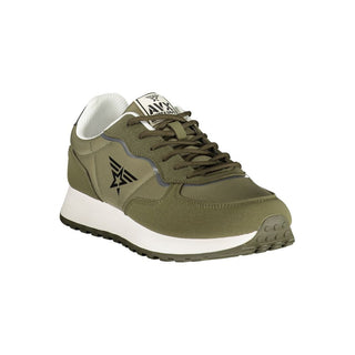 Verde Polyurethane Uomo Sneaker