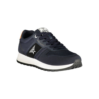Blue Polyurethane Men's Sneaker