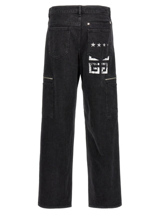Black Cotton Jeans Denim