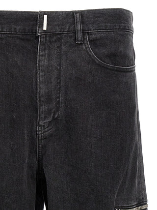 Black Cotton Jeans Denim