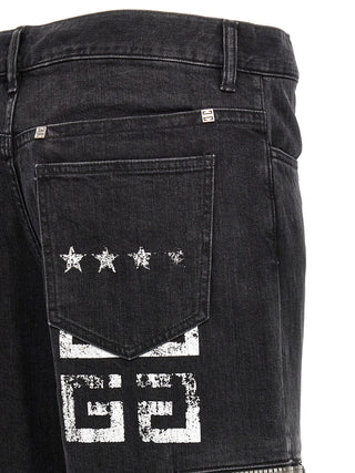 Black Cotton Jeans Denim