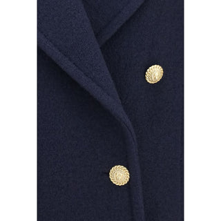 Blue Wool Oves Aries Coat