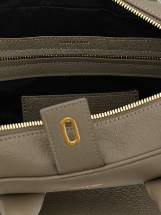 Bolso bicolor de piel de cabra