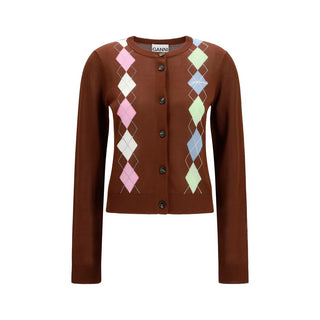 Brown Cotton Cardigan