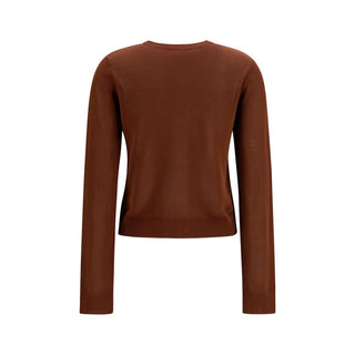 Brown Cotton Cardigan