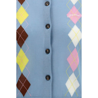 Blue Cotton Cardigan