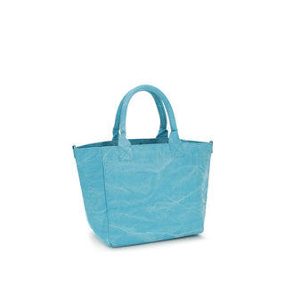 Blue Recycled Cotton Shoulder Bag