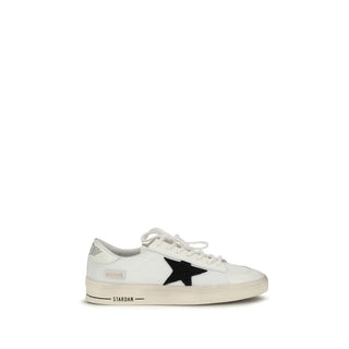 White Calf Leather Bos Taurus Sneakers