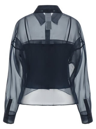Blue Cotton Blouse