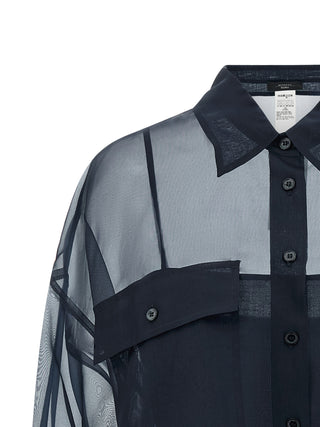 Blue Cotton Blouse