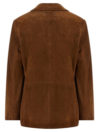 Brown Lamb Leather Leather Jacket