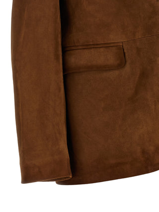 Brown Lamb Leather Leather Jacket