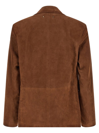 Brown Lamb Leather Leather Jacket