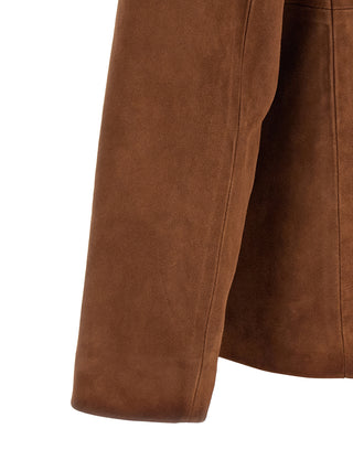 Brown Lamb Leather Leather Jacket