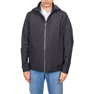 Black Polyester Shell Jacket