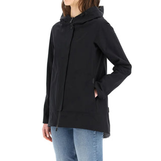 Blue Polyester Shell Jacket