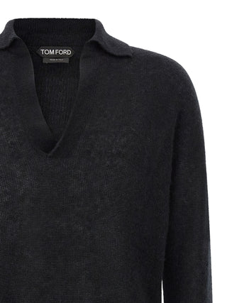 Black Cashmere Cardigan